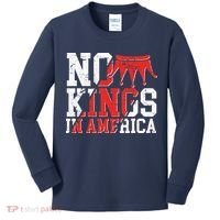 No Kings In America Kids Long Sleeve Shirt thumb 0