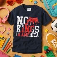 No Kings In America Kids T-Shirt thumb 3