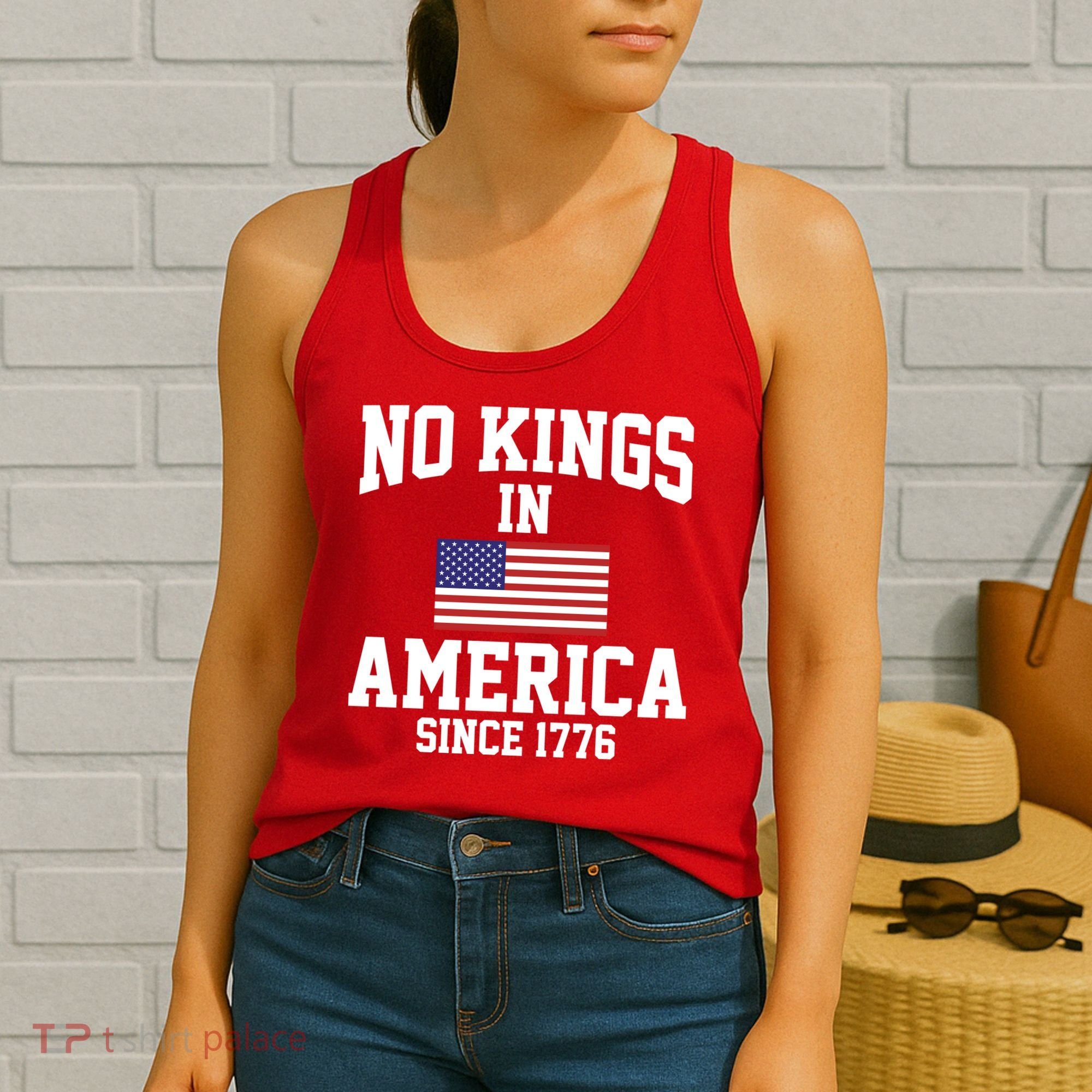 No Kings In America Since 1776 Women's Tank Top
