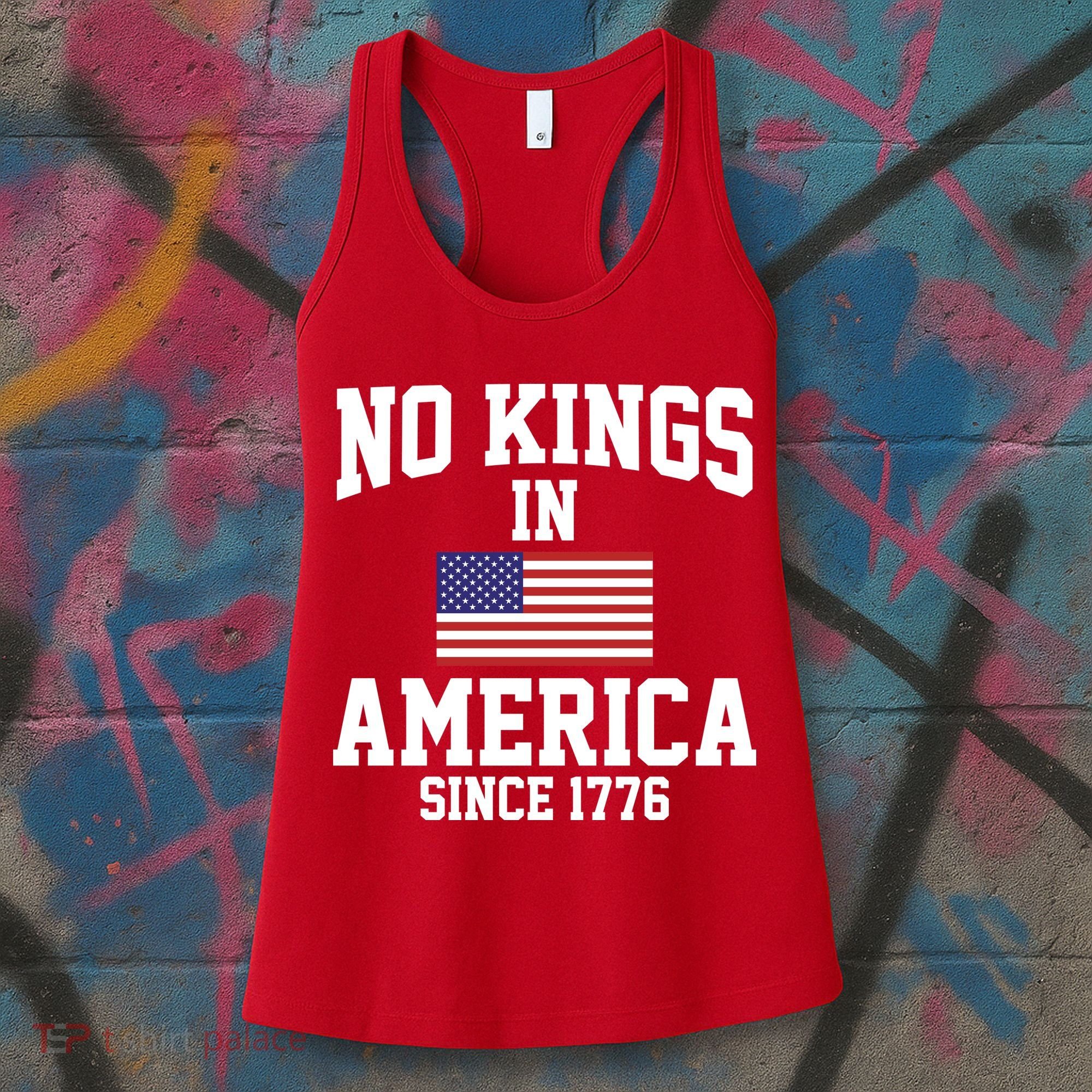 No Kings In America Since 1776 Women's Tank Top