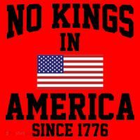 No Kings In America Since 1776 Santa Hat thumb 1
