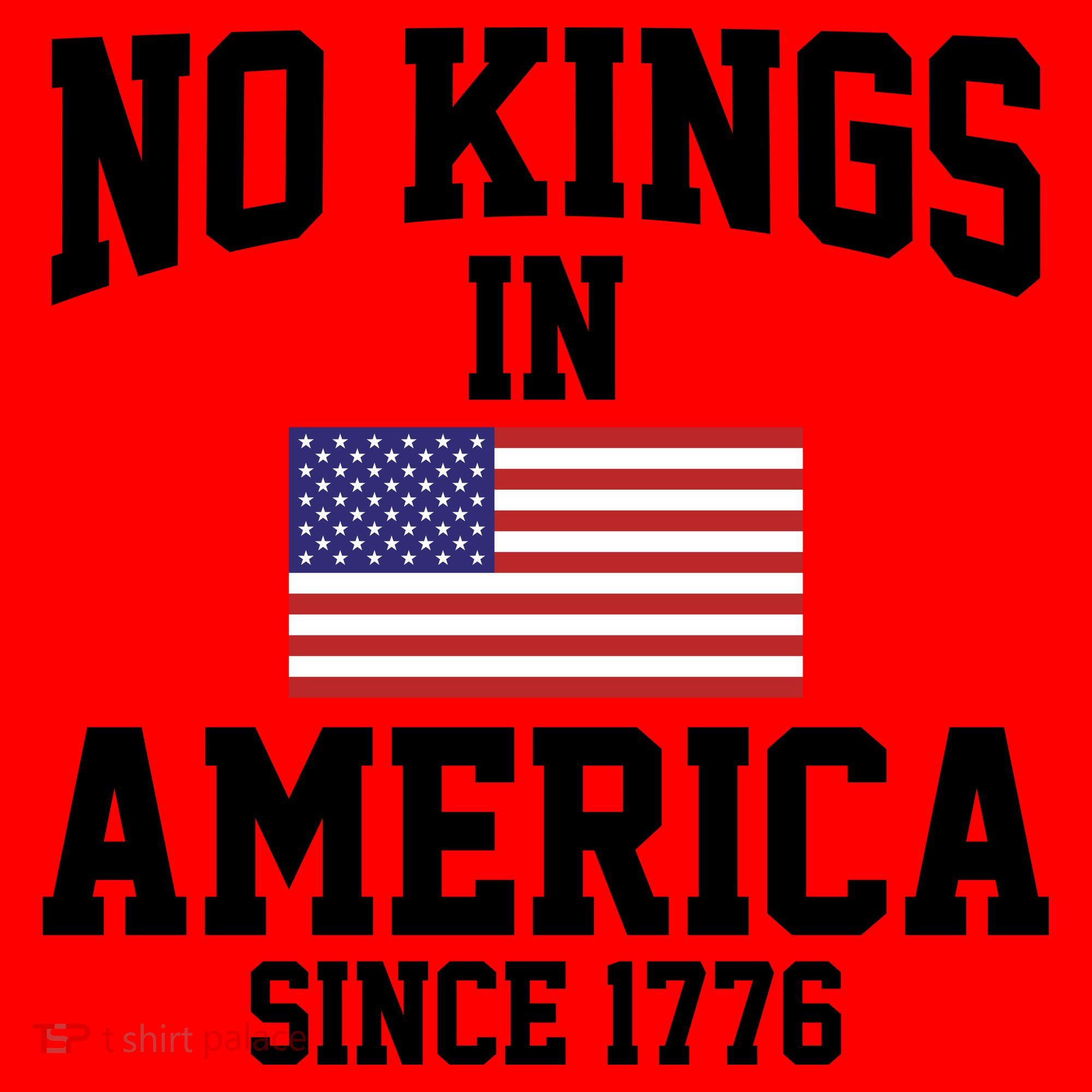 No Kings In America Since 1776 Santa Hat