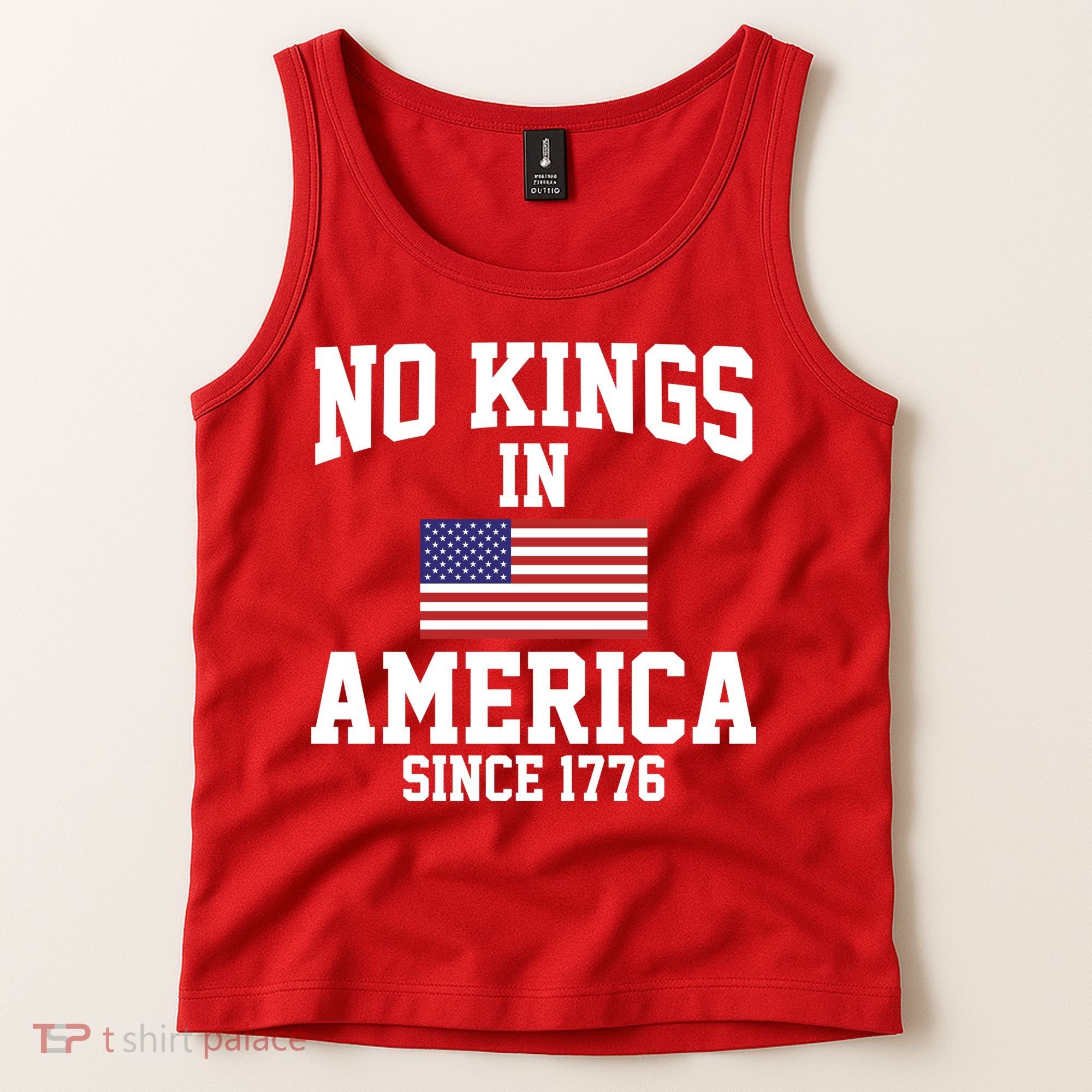 No Kings In America Since 1776 Tank Top