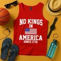 No Kings In America Since 1776 Tank Top thumb 4