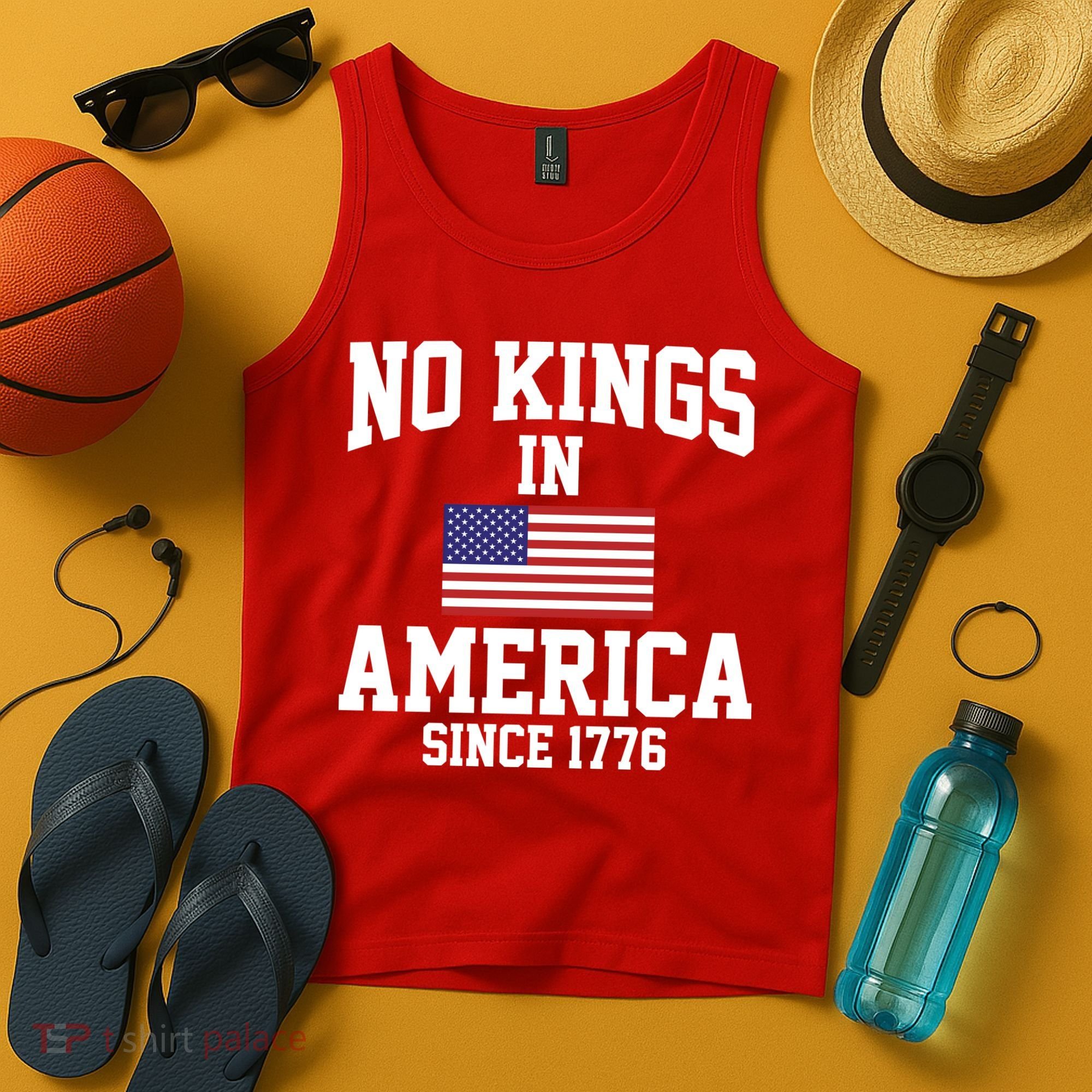 No Kings In America Since 1776 Tank Top