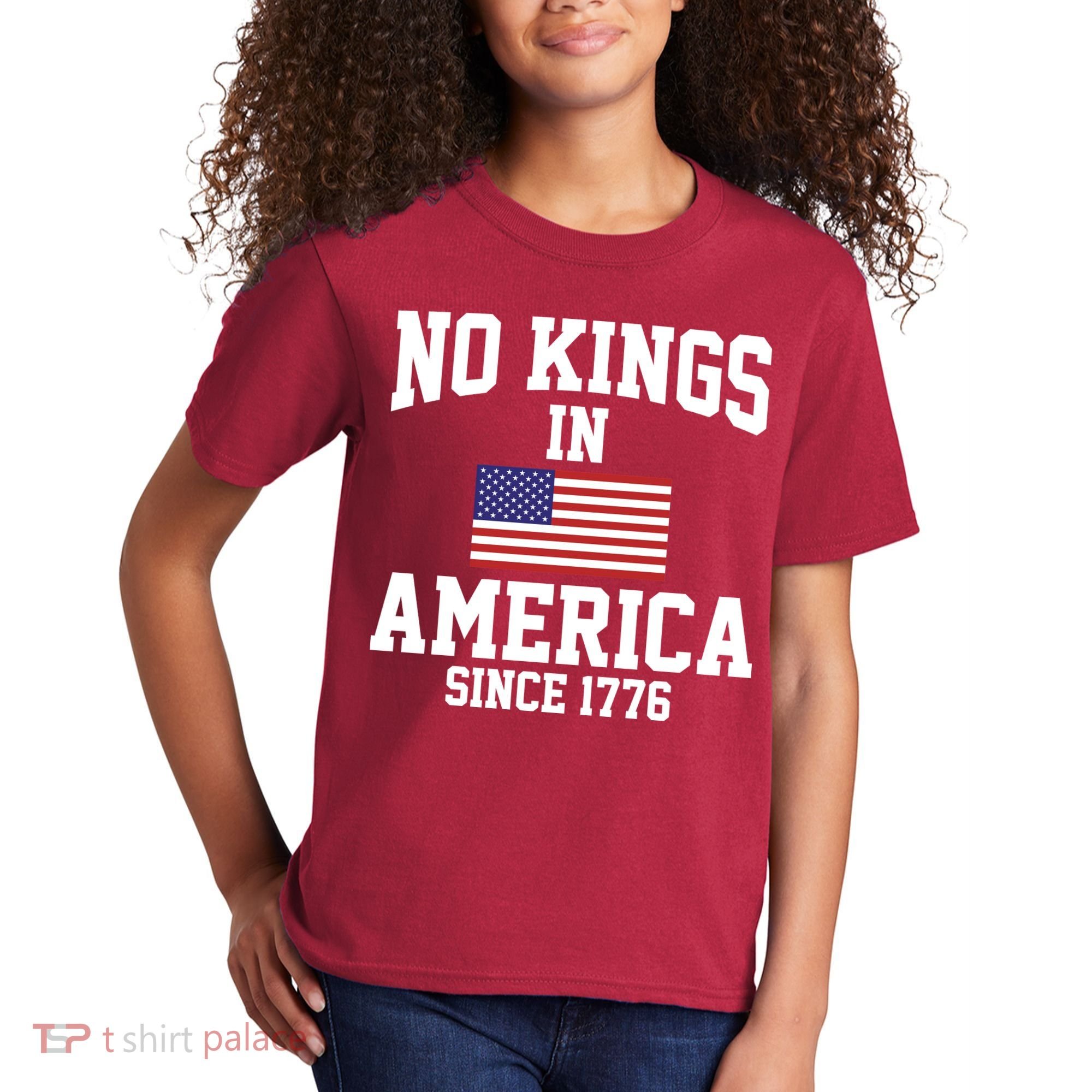 No Kings In America Since 1776 Kids T-Shirt