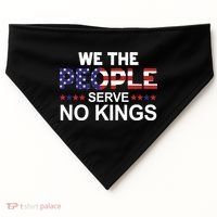 No Kings In America, Democracy, We The People USA-Made Doggie Bandana thumb 0