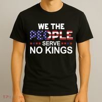 No Kings In America, Democracy, We The People T-Shirt thumb 3