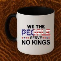 No Kings In America, Democracy, We The People Coffee Mug thumb 2