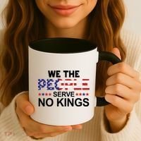 No Kings In America, Democracy, We The People Coffee Mug thumb 3