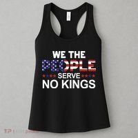 No Kings In America, Democracy, We The People Women's Tank Top thumb 3