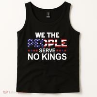 No Kings In America, Democracy, We The People Tank Top thumb 2
