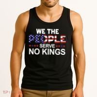 No Kings In America, Democracy, We The People Tank Top thumb 3