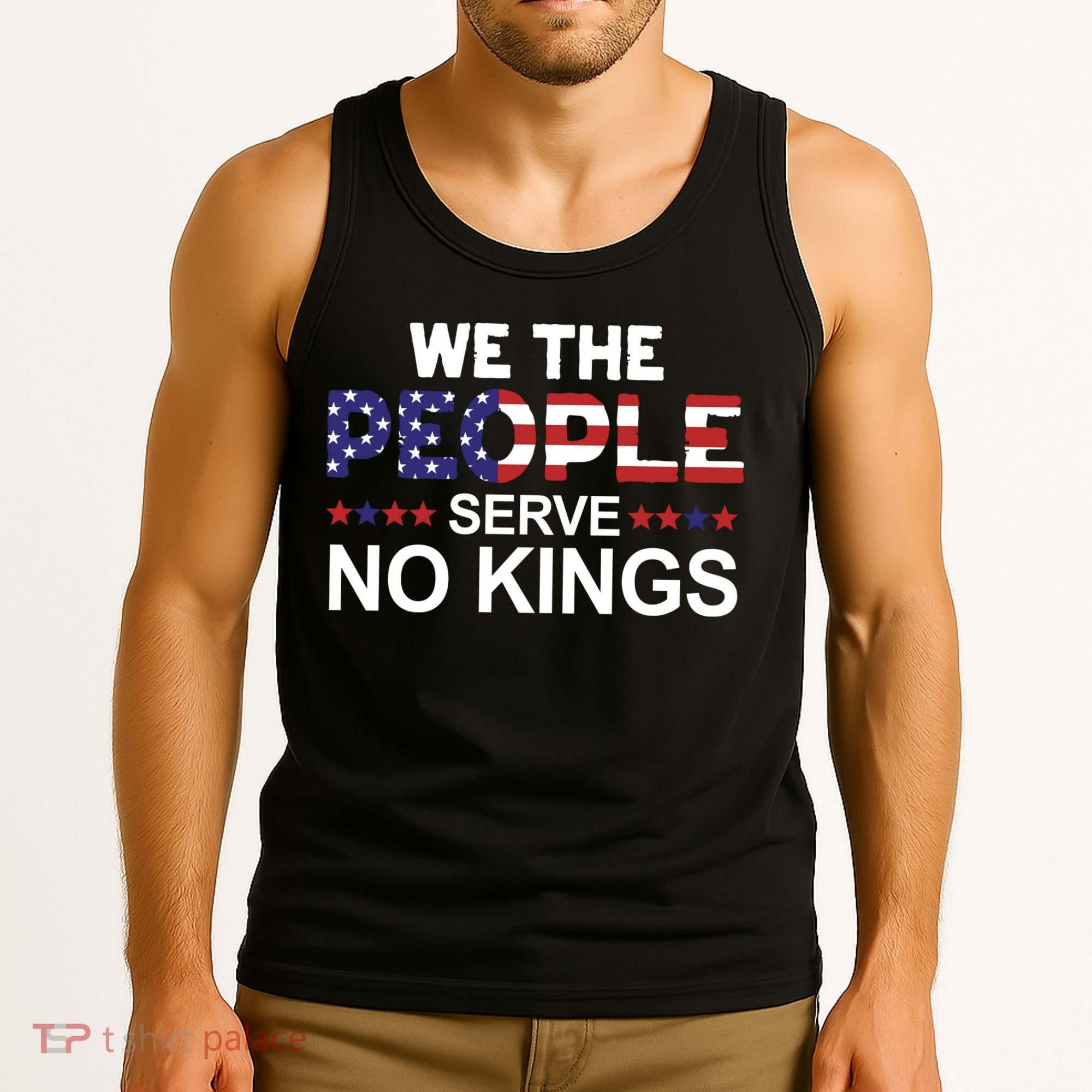 No Kings In America, Democracy, We The People Tank Top