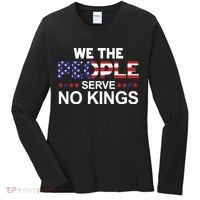 No Kings In America, Democracy, We The People Women's Long Sleeve Shirt thumb 0