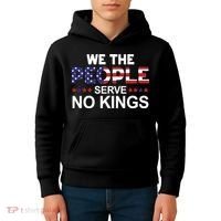 No Kings In America, Democracy, We The People Kids Hoodie thumb 4