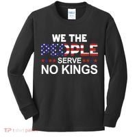 No Kings In America, Democracy, We The People Kids Long Sleeve Shirt thumb 0