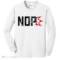 No Kings In America Protest Kids Long Sleeve Shirt thumb 0