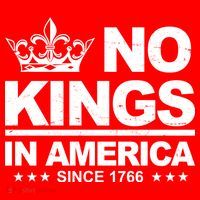 No Kings In America Vintage Democracy Since 1776 T-Shirt thumb 7
