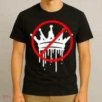 No Kings In America Pro Democracy Anti Monarchy Oligarchy T-Shirt thumb 3