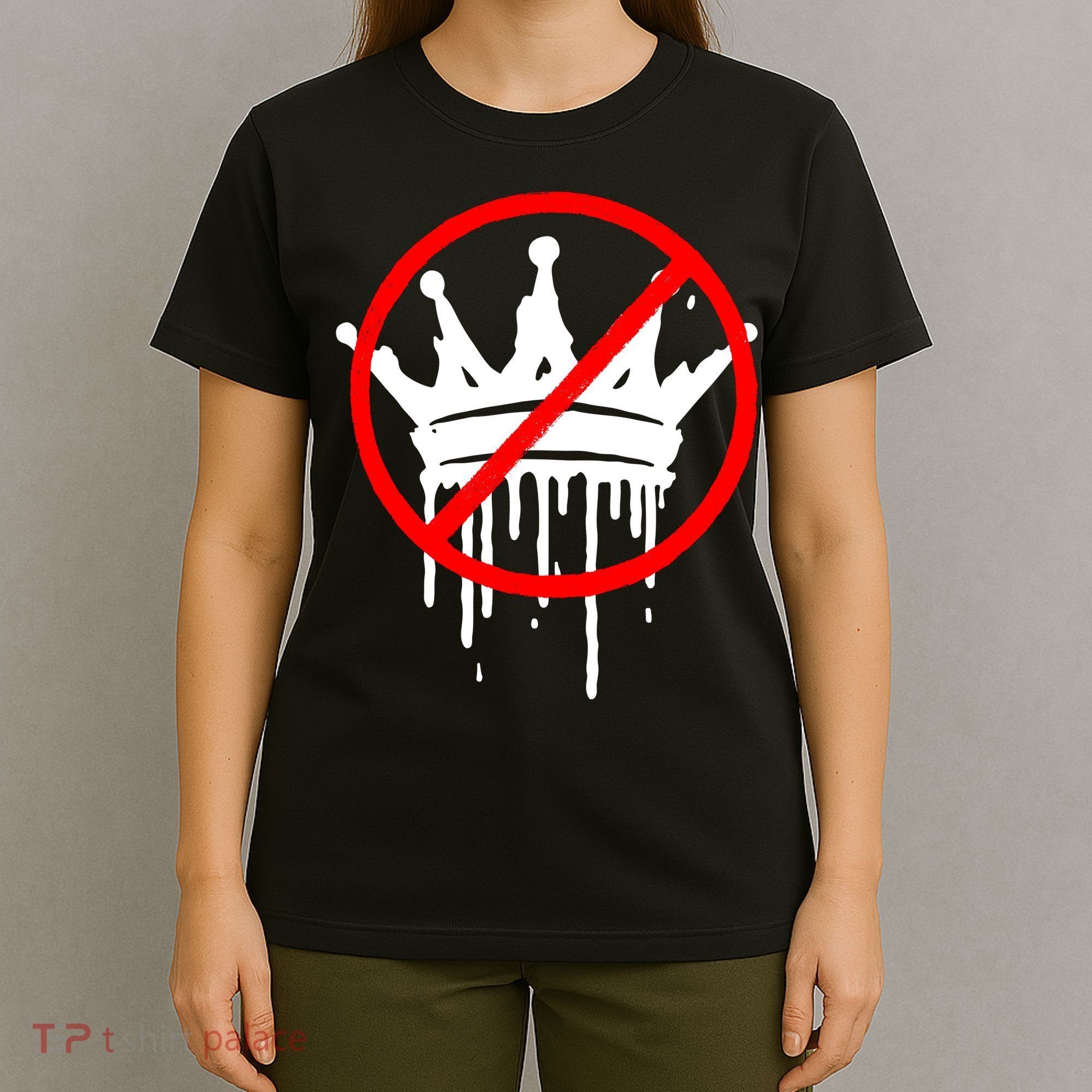No Kings In America Pro Democracy Anti Monarchy Oligarchy T-Shirt