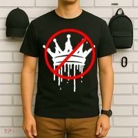 No Kings In America Pro Democracy Anti Monarchy Oligarchy T-Shirt thumb 6