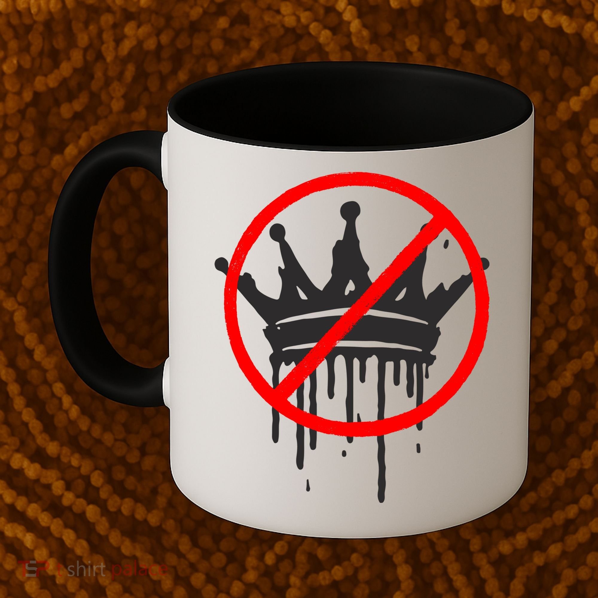 No Kings In America Pro Democracy Anti Monarchy Oligarchy Coffee Mug