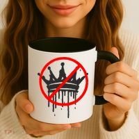 No Kings In America Pro Democracy Anti Monarchy Oligarchy Coffee Mug thumb 3