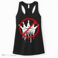 No Kings In America Pro Democracy Anti Monarchy Oligarchy Women's Tank Top thumb 0