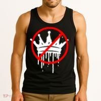 No Kings In America Pro Democracy Anti Monarchy Oligarchy Tank Top thumb 3