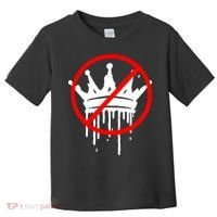 No Kings In America Pro Democracy Anti Monarchy Oligarchy Toddler T-Shirt thumb 0