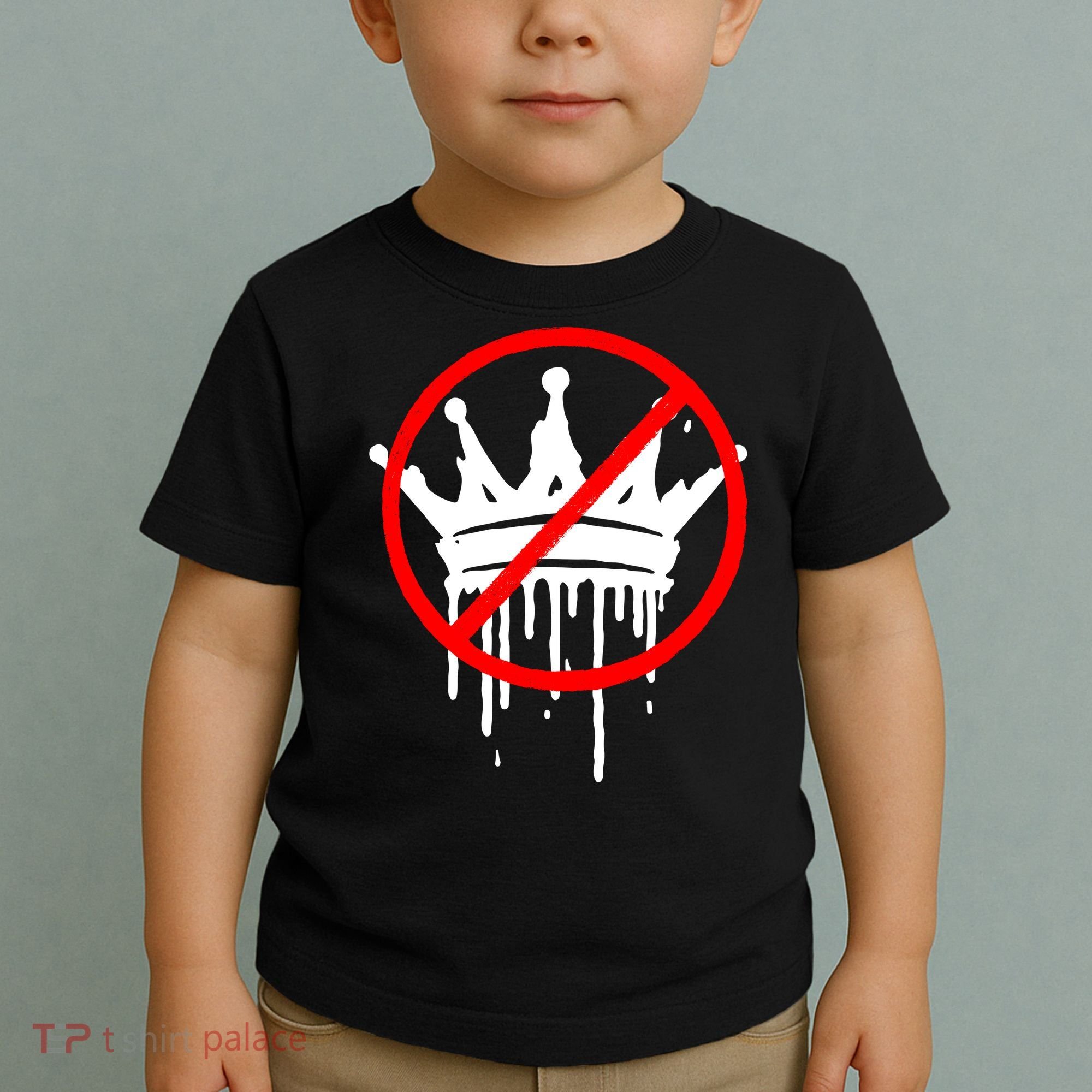 No Kings In America Pro Democracy Anti Monarchy Oligarchy Toddler T-Shirt