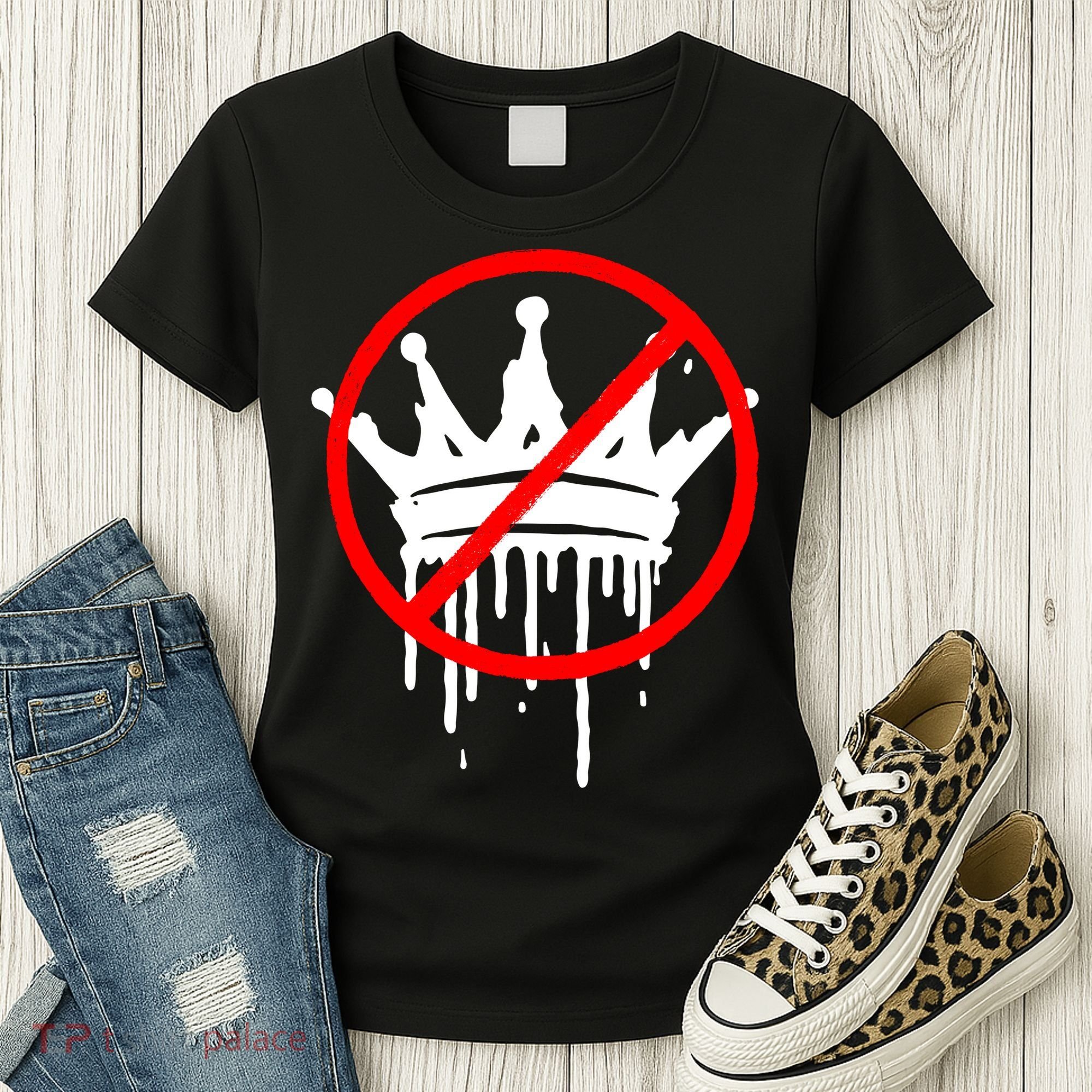 No Kings In America Pro Democracy Anti Monarchy Oligarchy Women's T-Shirt