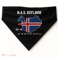 Nas Keflavik Iceland USA-Made Doggie Bandana thumb 0