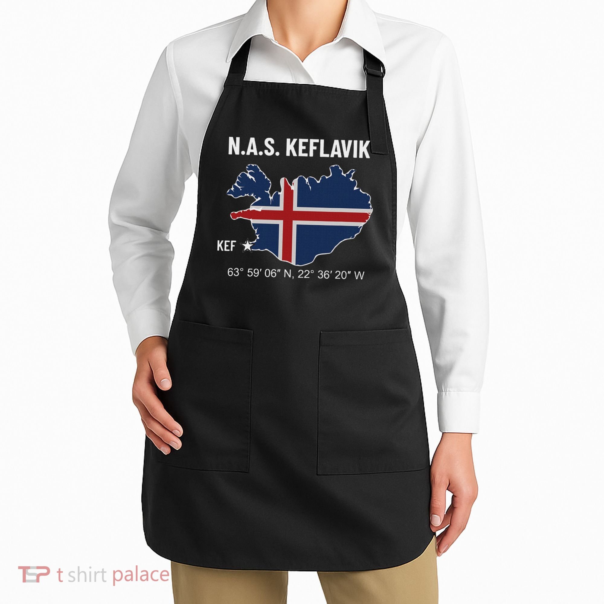Nas Keflavik Iceland Apron