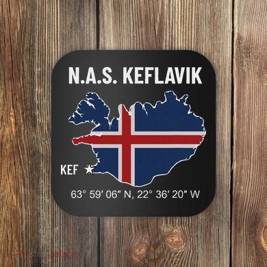 Nas Keflavik Iceland Coaster