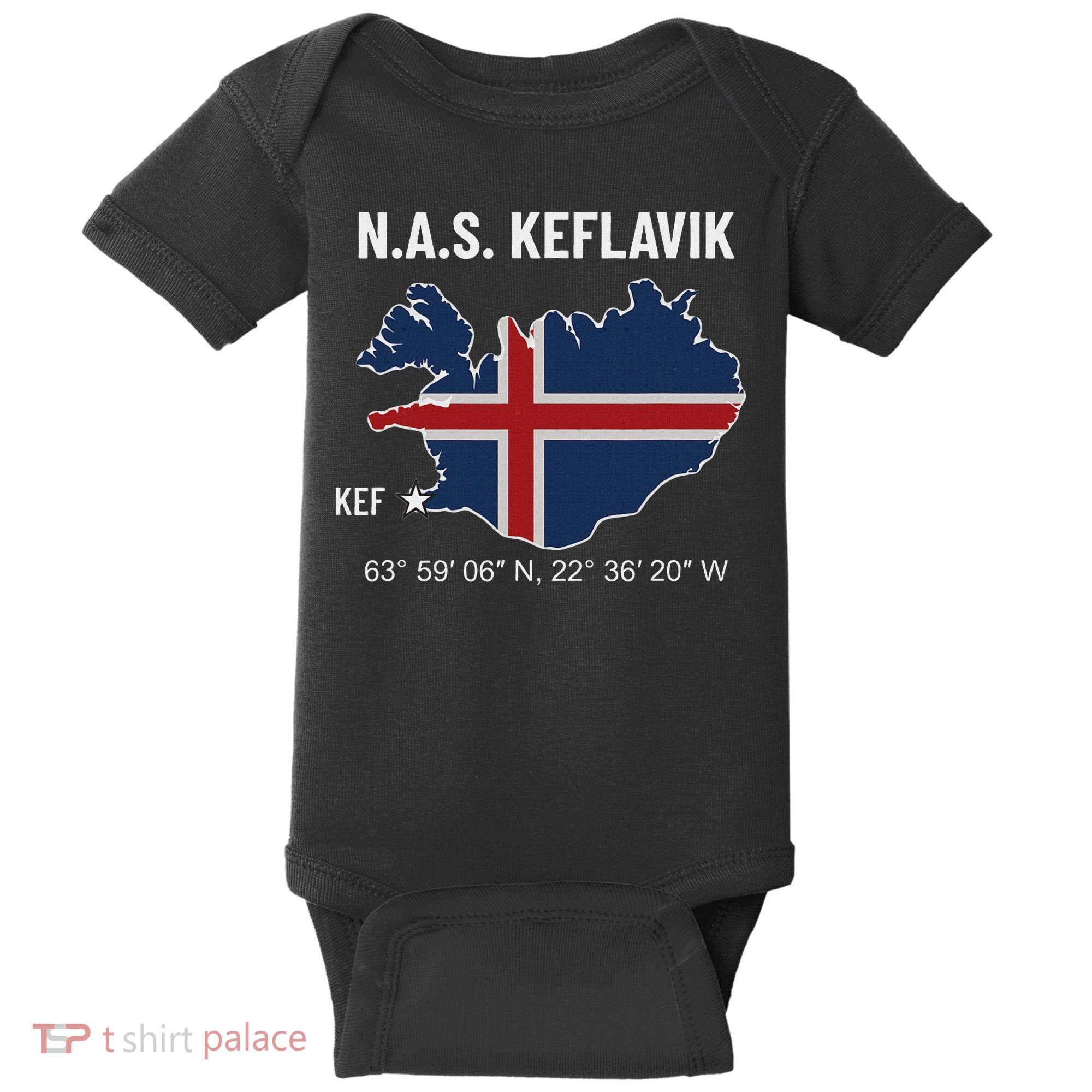 Nas Keflavik Iceland Baby Bodysuit