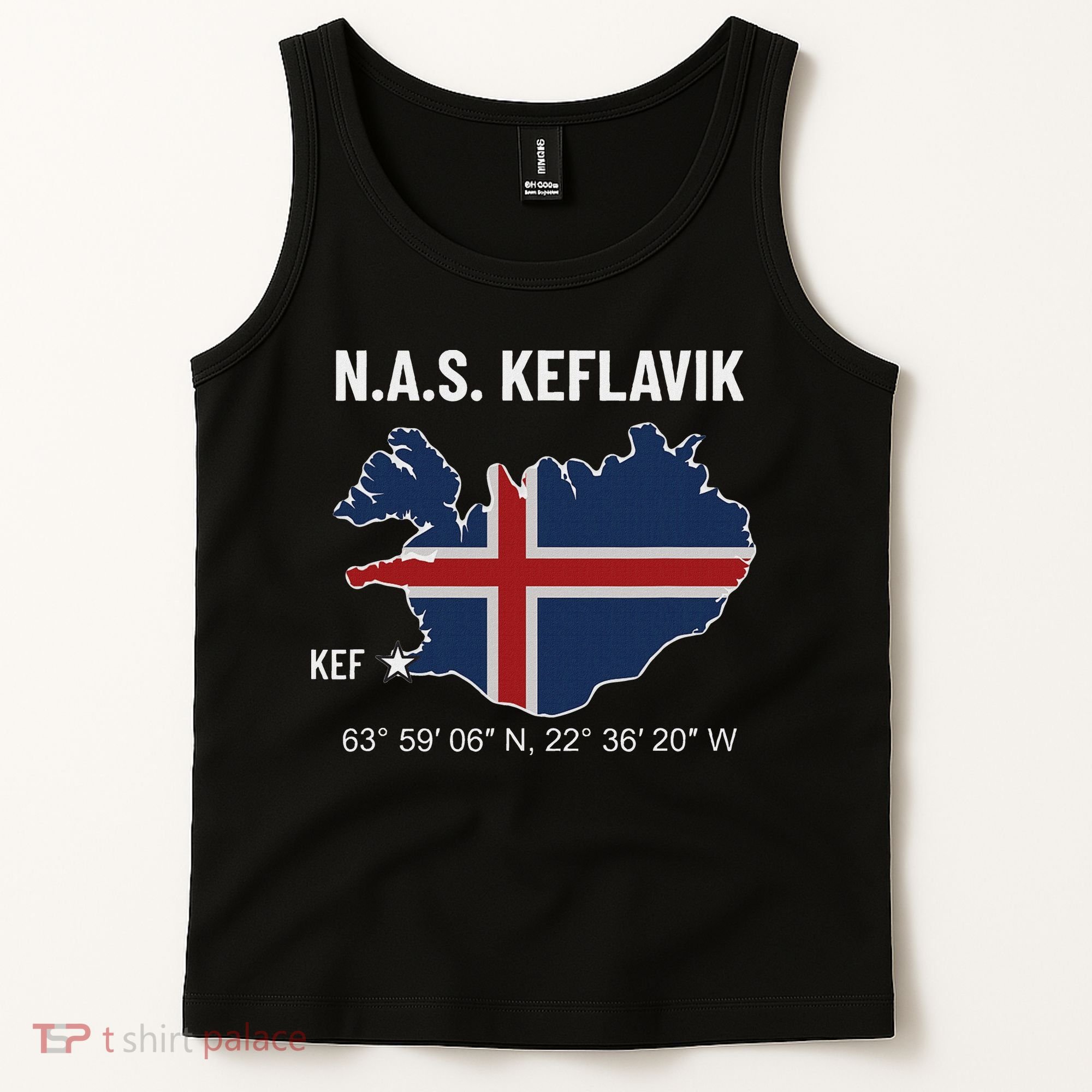 Nas Keflavik Iceland Tank Top