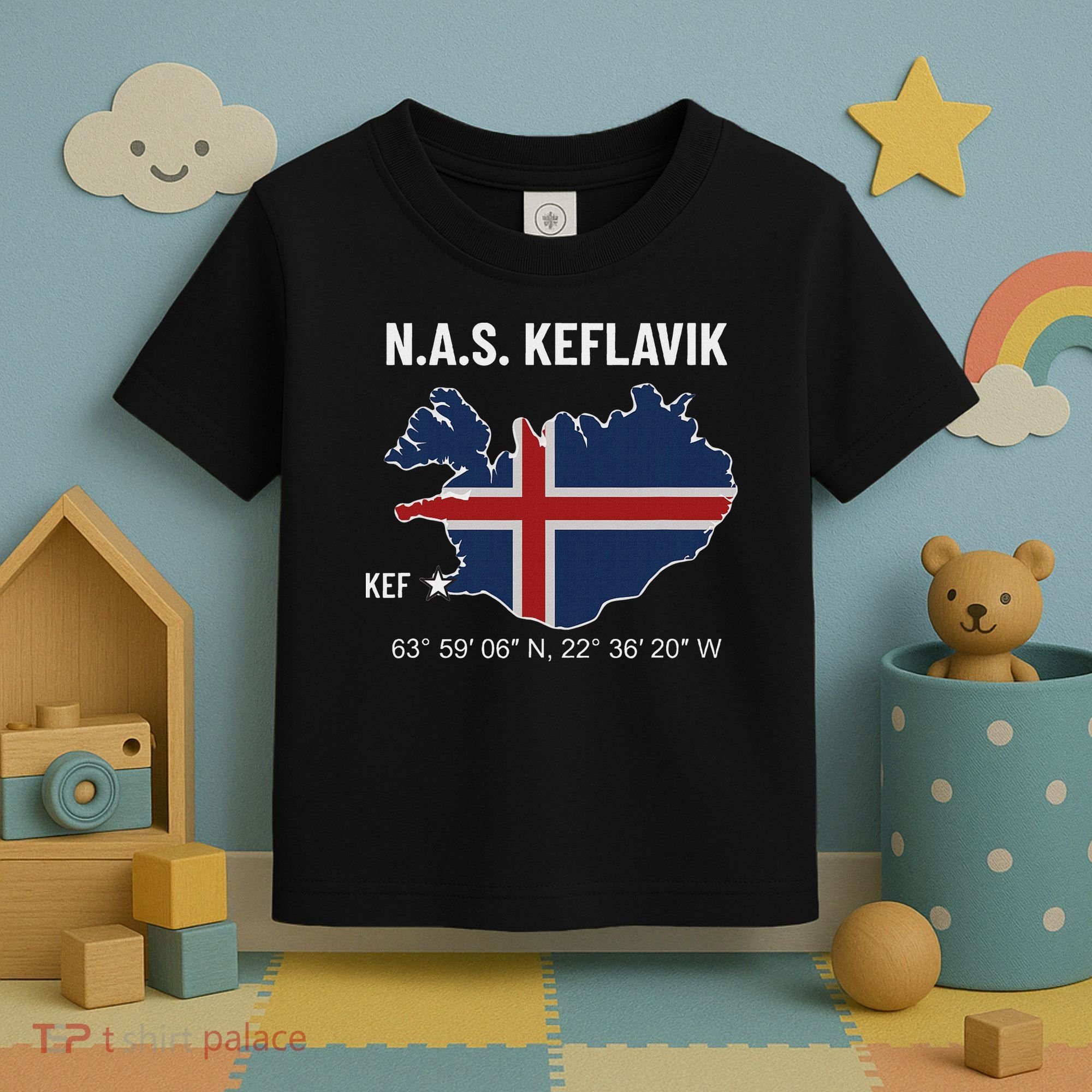 Nas Keflavik Iceland Toddler T-Shirt