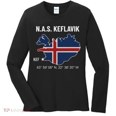 Nas Keflavik Iceland Women's Long Sleeve Shirt