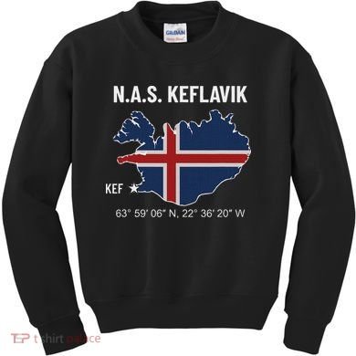 Nas Keflavik Iceland Kids Sweatshirt