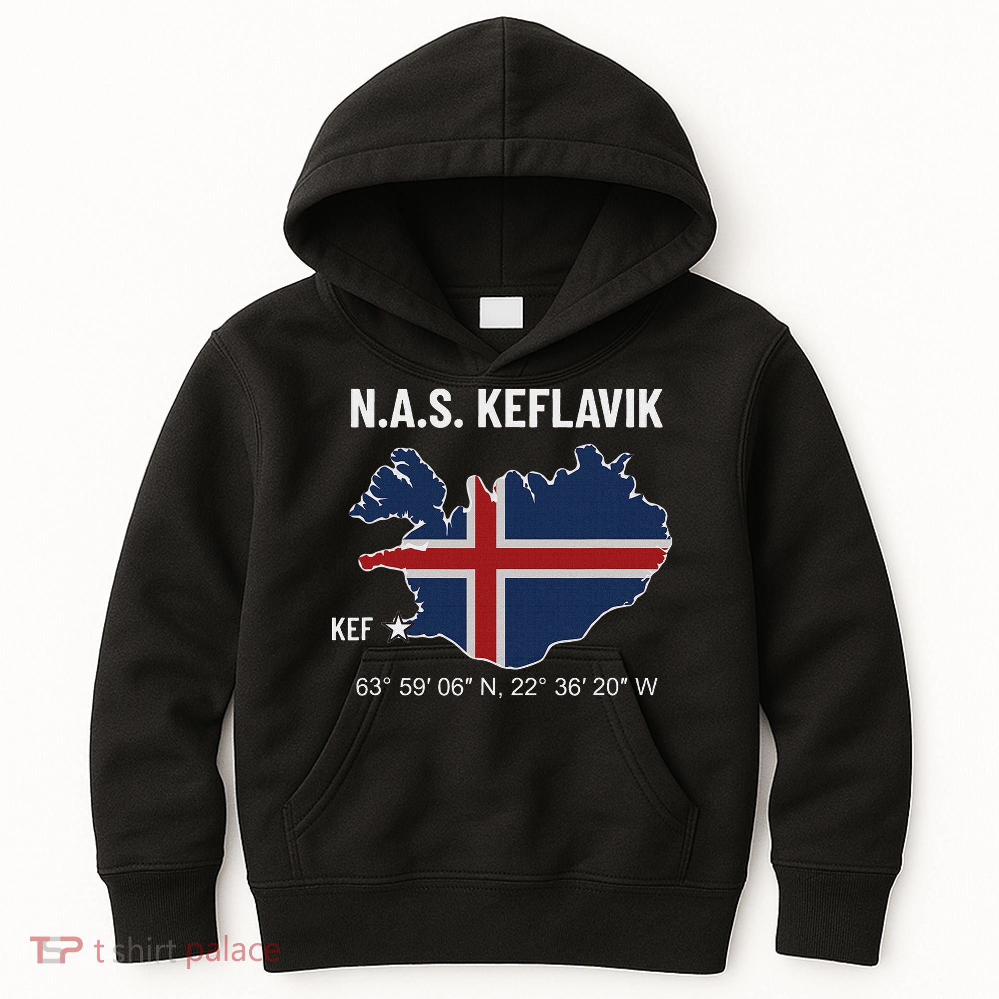 Nas Keflavik Iceland Kids Hoodie