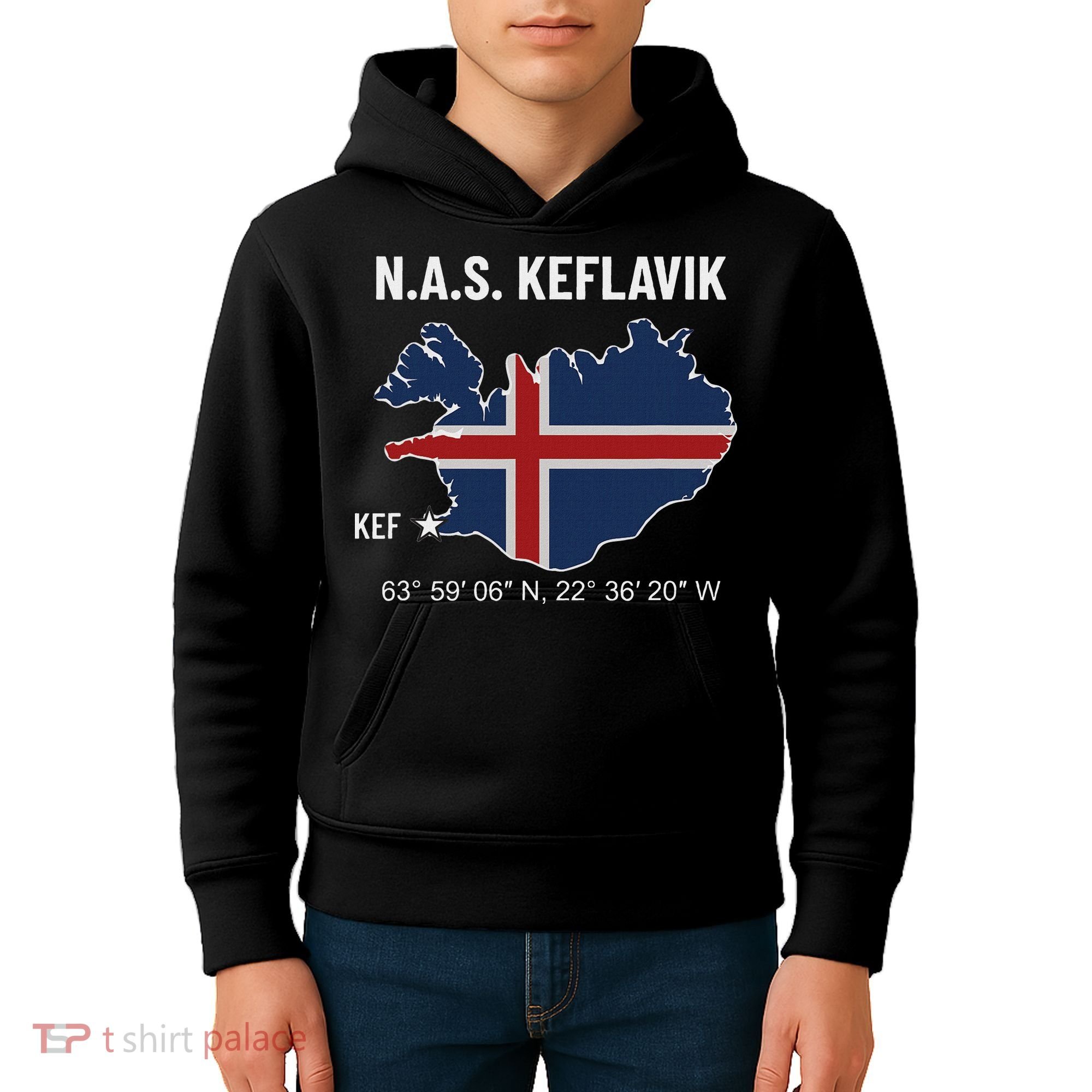 Nas Keflavik Iceland Kids Hoodie