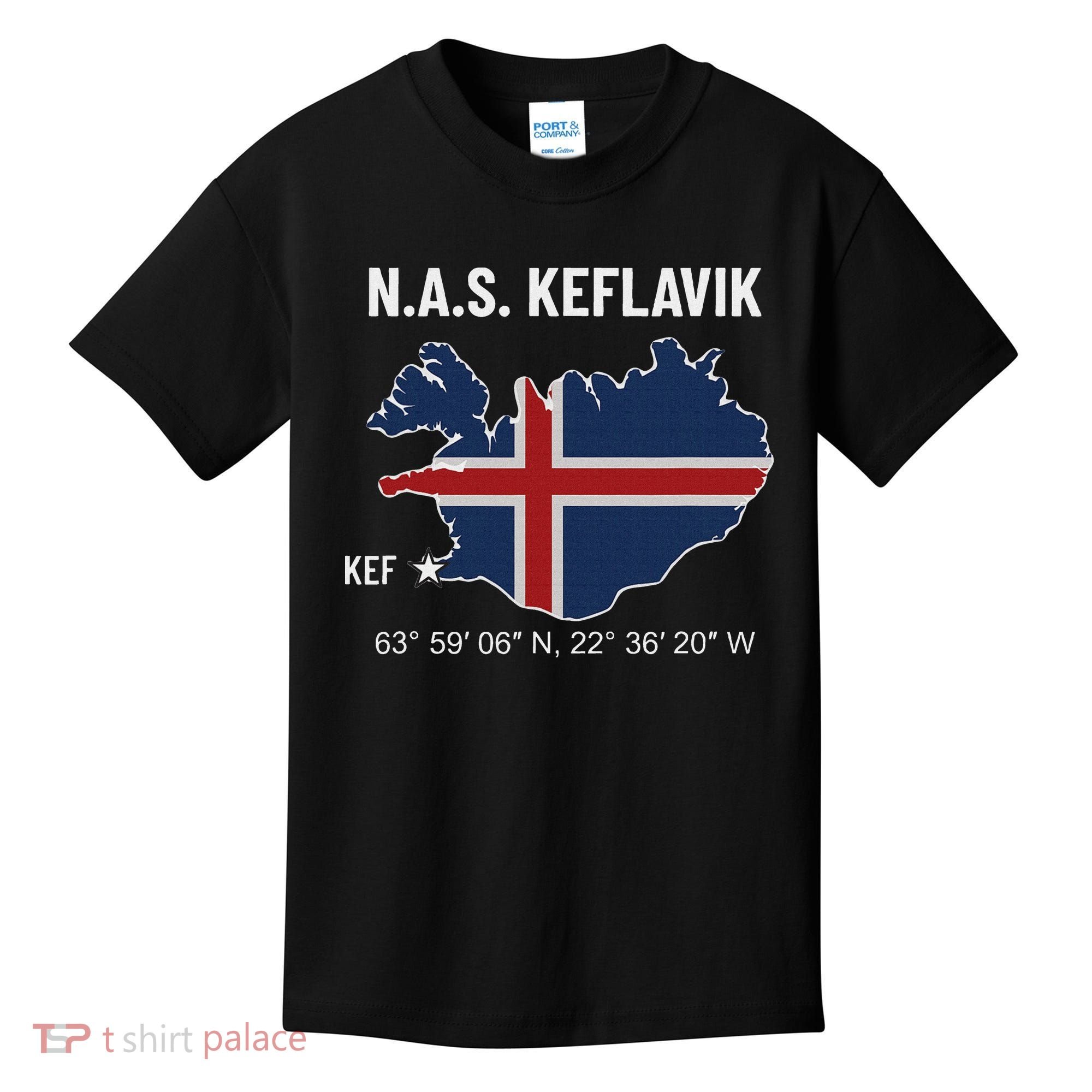 Nas Keflavik Iceland Kids T-Shirt