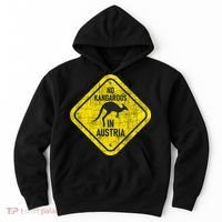 No Kangaroos In Austria Zookeeper Wildlife Animal Lover Hoodie thumb 0