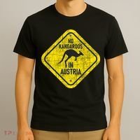 No Kangaroos In Austria Zookeeper Wildlife Animal Lover T-Shirt thumb 3