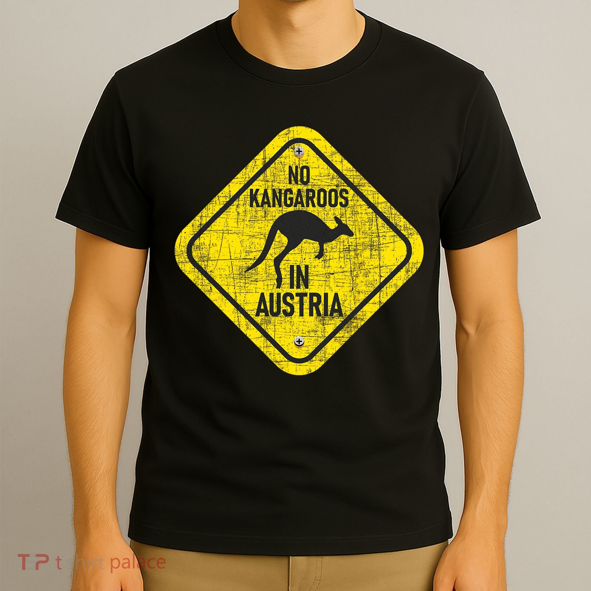 No Kangaroos In Austria Zookeeper Wildlife Animal Lover T-Shirt