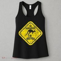 No Kangaroos In Austria Zookeeper Wildlife Animal Lover Women's Tank Top thumb 3