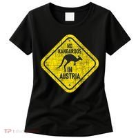 No Kangaroos In Austria Zookeeper Wildlife Animal Lover Women's T-Shirt thumb 0