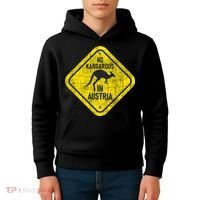 No Kangaroos In Austria Zookeeper Wildlife Animal Lover Kids Hoodie thumb 4